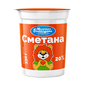 Сметана МДЖ 20%