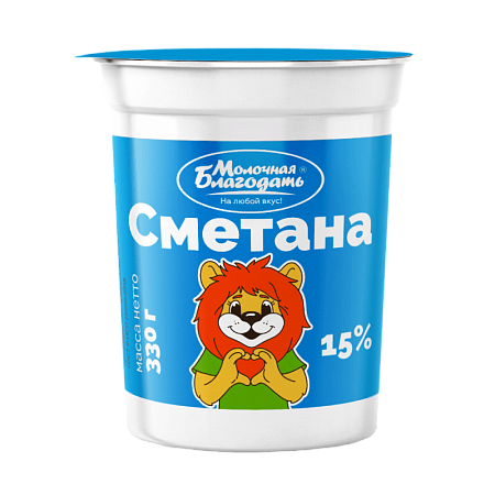 Сметана МДЖ 15%