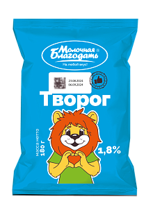 Творог МДЖ 1,8%