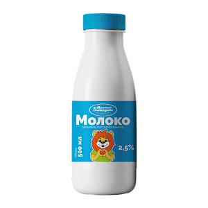 Молоко питьевое пастеризованное МДЖ 2,5%